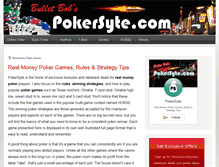 Tablet Screenshot of pokersyte.com